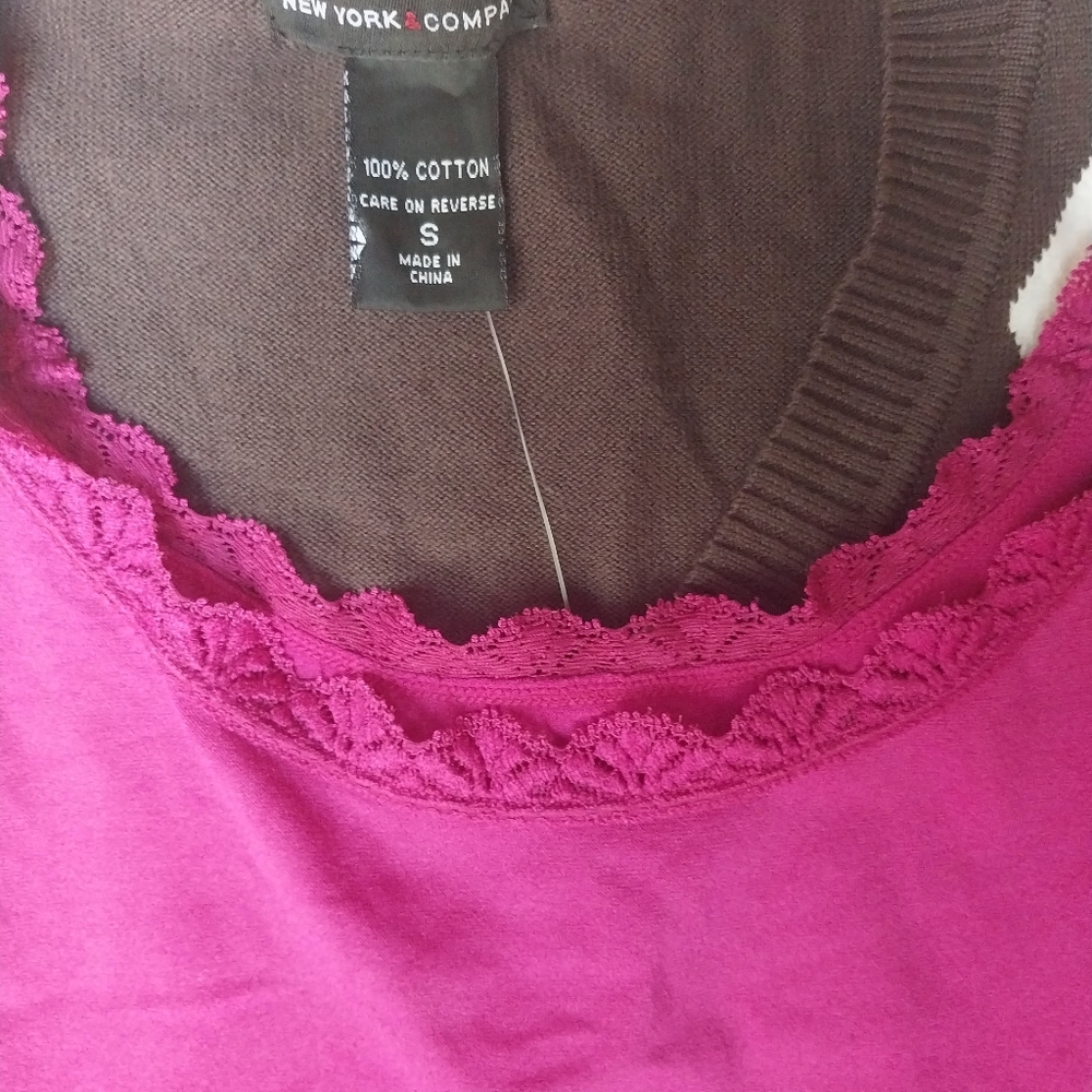 Free Cami With Purchase Of Brown Sweater - Picture 6 of 6